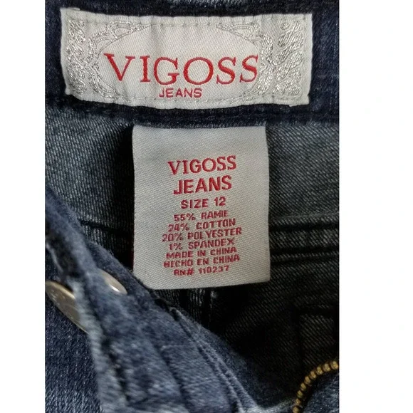 Vigoss GIRLS Whiskering Studded Jean's 12 - Picture 5 of 5